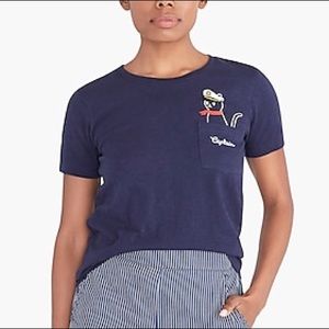 J. Crew Captain Cat Collector Tee